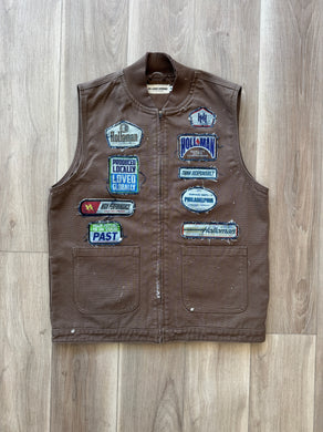 Holloman patched canvas vest