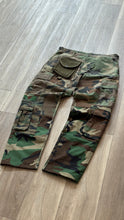 Mixed camo cargo pants