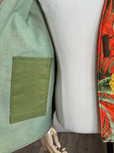 Quilted floral vest