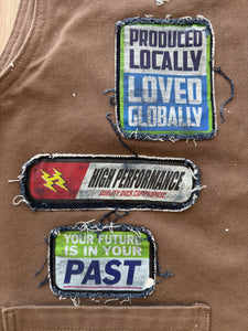 Holloman patched canvas vest