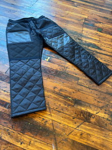 Patch work diamond quilted pants (black) 1 of 1