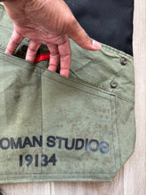 Custom shelter half tent tote bag
