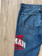Holloman patched jeans (med blue)