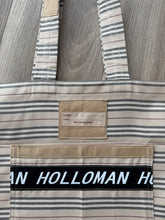 Vintage Burberry textile tote bag