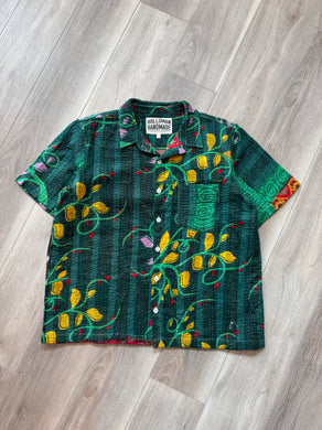Patch work camp shirt (medium)
