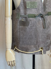 Vintage military duffle bag vest