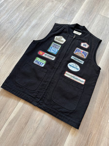 Holloman patched canvas vest