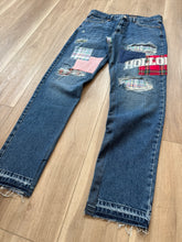 Holloman patched jeans (med blue)