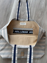 Vintage Burberry textile tote bag