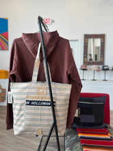 Vintage Burberry textile tote bag