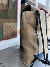Vintage cotton canvas rucksack