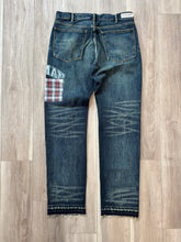Holloman patched jeans