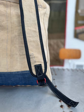 Vintage cotton canvas rucksack