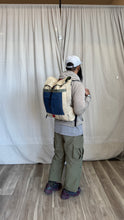 Vintage cotton canvas rucksack