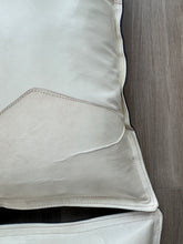 Leather abstract pillows