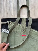Custom shelter half tent tote bag