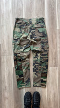 Mixed camo cargo pants