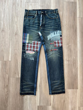 Holloman patched jeans
