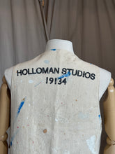 Vintage painters drop cloth vest