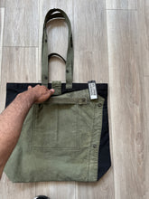 Custom shelter half tent tote bag