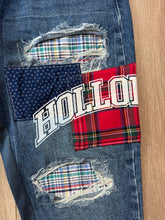 Holloman patched jeans (med blue)