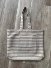Vintage Burberry textile tote bag