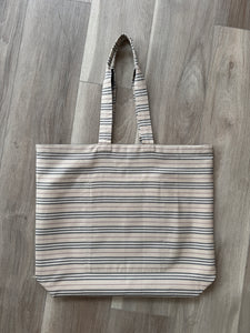 Vintage Burberry textile tote bag