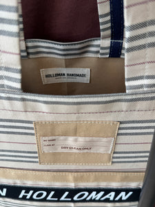 Vintage Burberry textile tote bag