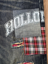 Holloman patched jeans