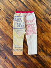 Vintage feed sack pants