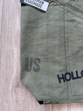 Custom shelter half tent tote bag