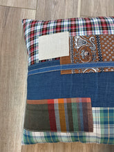 patch work mixed textile pillow set