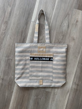 Vintage Burberry textile tote bag