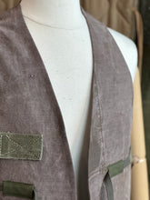 Vintage military duffle bag vest