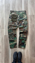 Mixed camo cargo pants