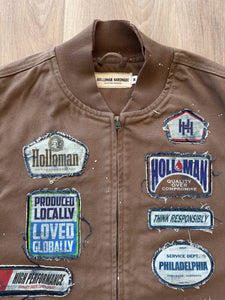 Holloman patched canvas vest