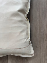 Leather abstract pillows