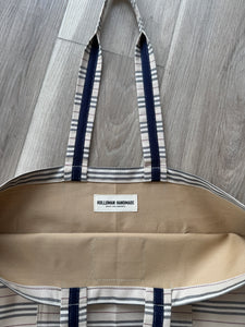 Vintage Burberry textile tote bag