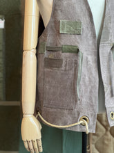 Vintage military duffle bag vest