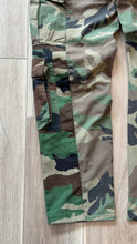 Mixed camo cargo pants