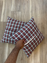 patch work mixed textile pillow set