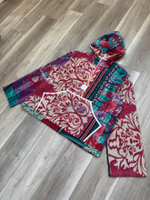 Vintage textile hoodie (small)