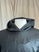 Patch work Lambskin hoodie 1 of 1