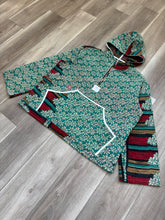Vintage textile hoodie (small)