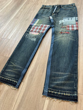 Holloman patched jeans