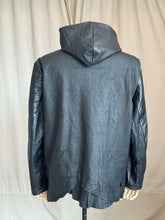 Patch work Lambskin hoodie 1 of 1
