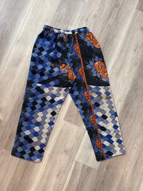 Custom vintage textile easy pants (small)