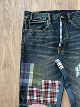 Holloman patched jeans