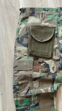 Mixed camo cargo pants