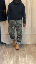 Mixed camo cargo pants